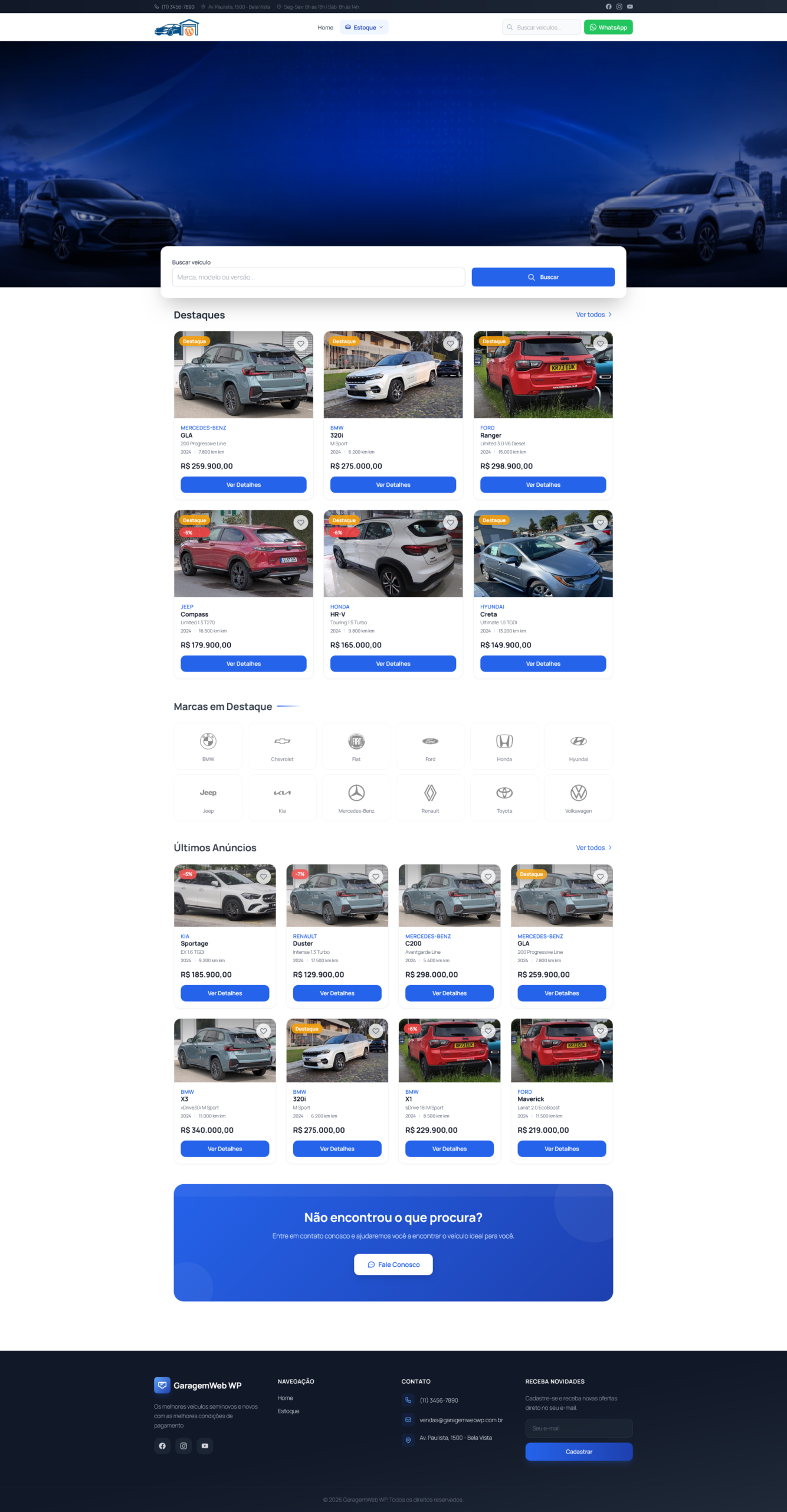 GaragemWeb WP